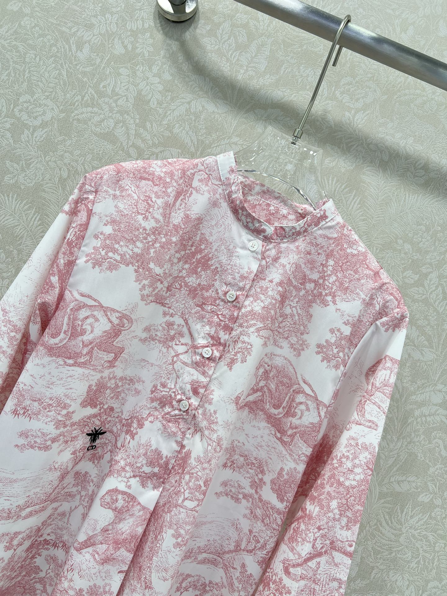 D 25 New Shirt Jungle Animal Print Long Sleeve Shirt