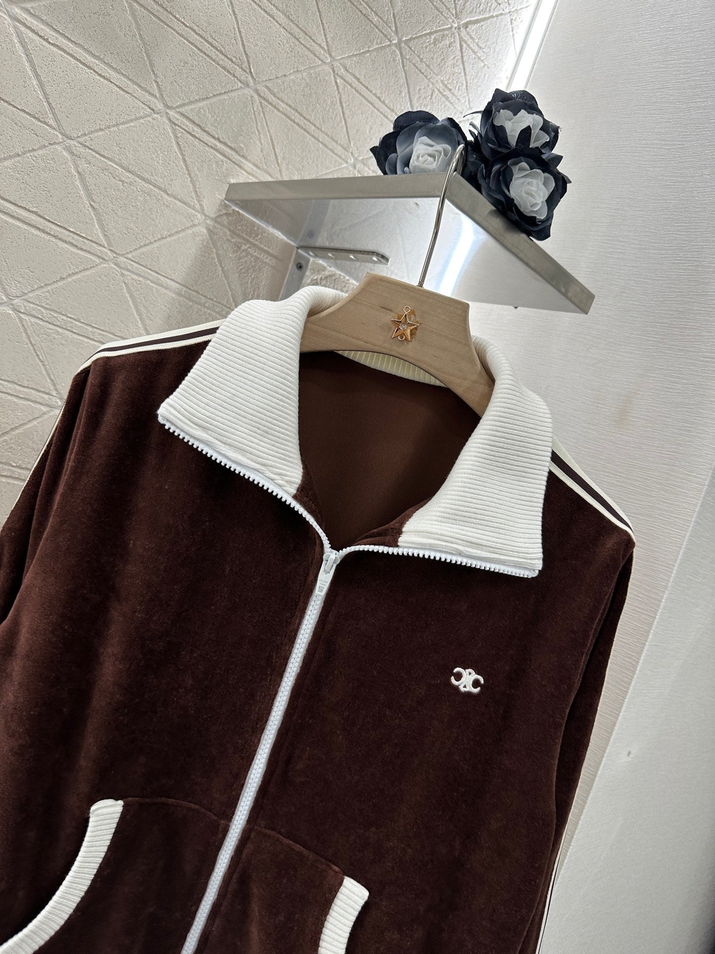 Ce 25 Velvet leisure jacket and pants set