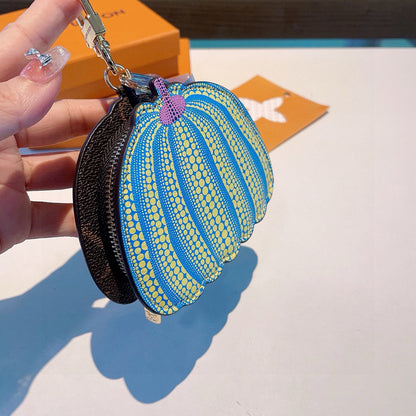 L 25 Pumpkin coin purse Hanging jewelry