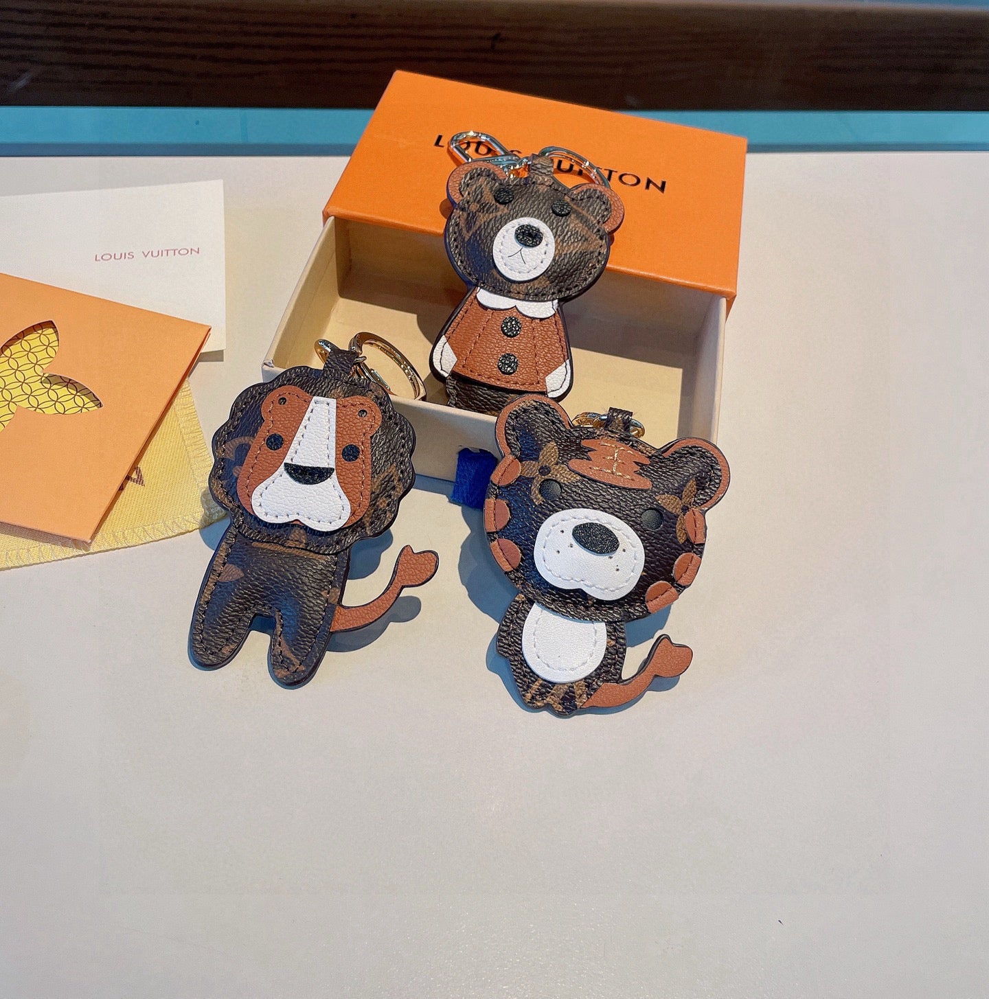 L 25 Animal Brothers Figurine Pendant Keychain Bag Pendant