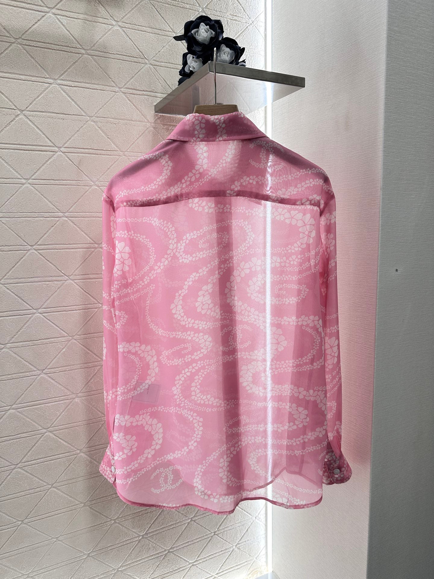 C 25 Printed Lapel Shirt