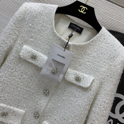C 25 sequined tweed jacket