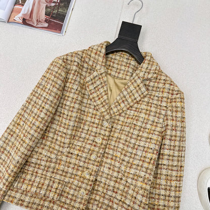 C 25 Custom woven tweed jacket