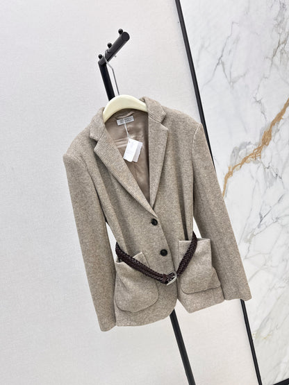 Bru 25 New custom dyed knit blazer