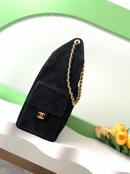 C 25 hobo denim drawstring bucket bag(40-30-15cm)