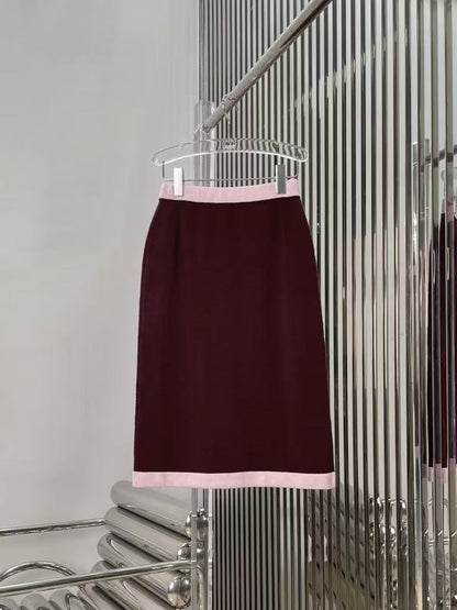 C 25 Handicraft Series Knitted Skirt