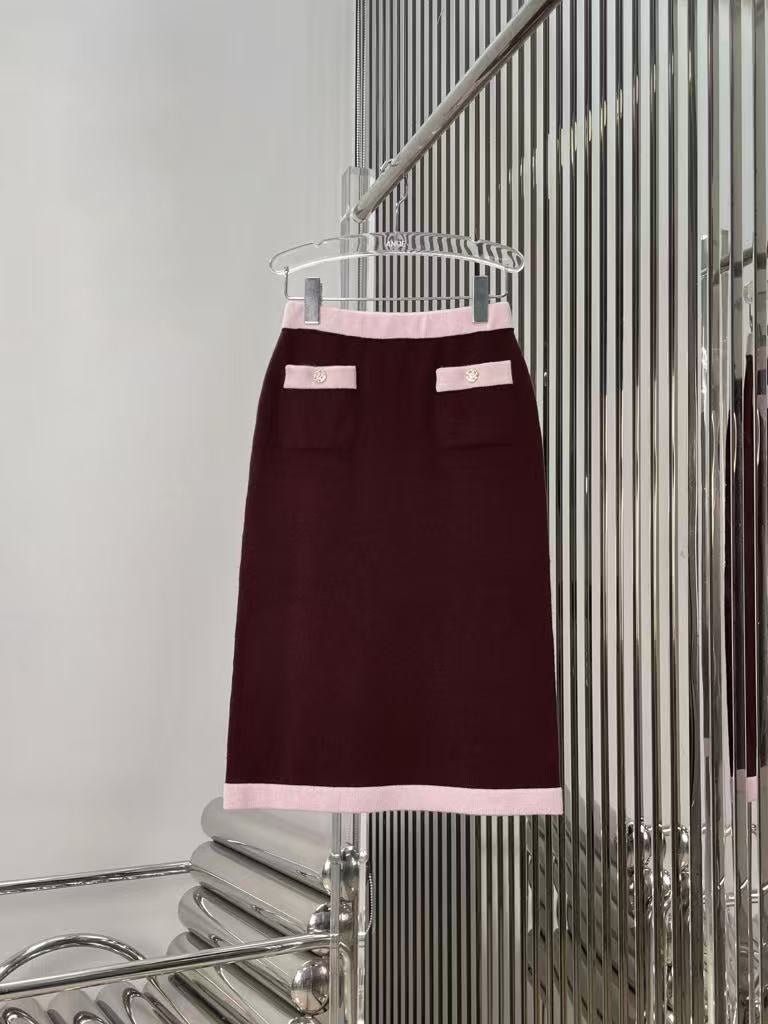 C 25 Handicraft Series Knitted Skirt