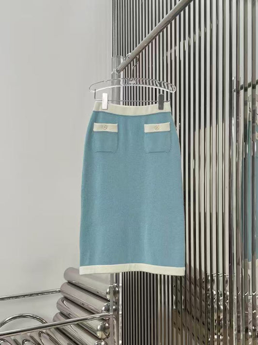 C 25 Handicraft Series Knitted Skirt