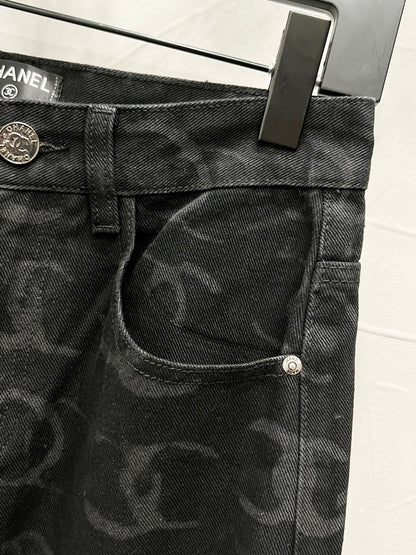 C Classic All-Over Logo Jeans