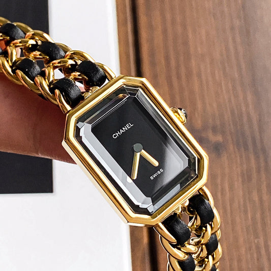 C 25 Premiere Series Black Gold Sugar Cube Watch