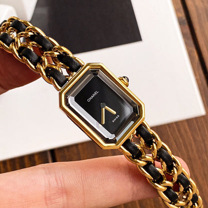 C 25 Premiere Series Black Gold Sugar Cube Watch