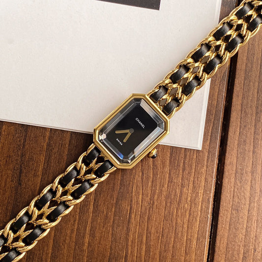C 25 Premiere Series Black Gold Sugar Cube Watch