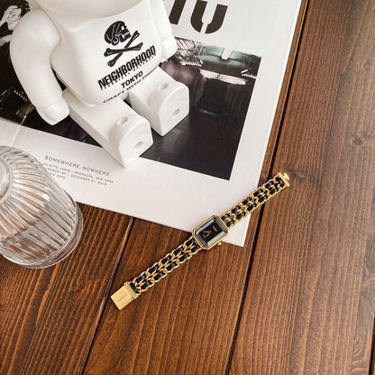 C 25 Premiere Series Black Gold Sugar Cube Watch