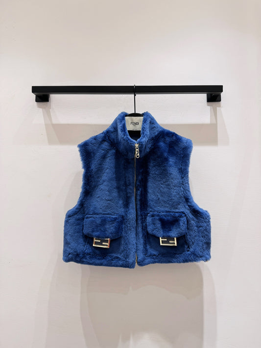 Fi 25 Tuscan Fur Cropped Vest
