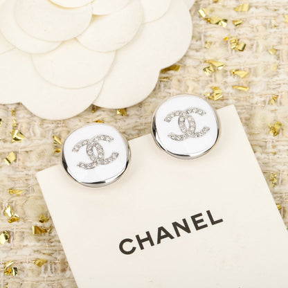 25 new round oil drop double C earrings