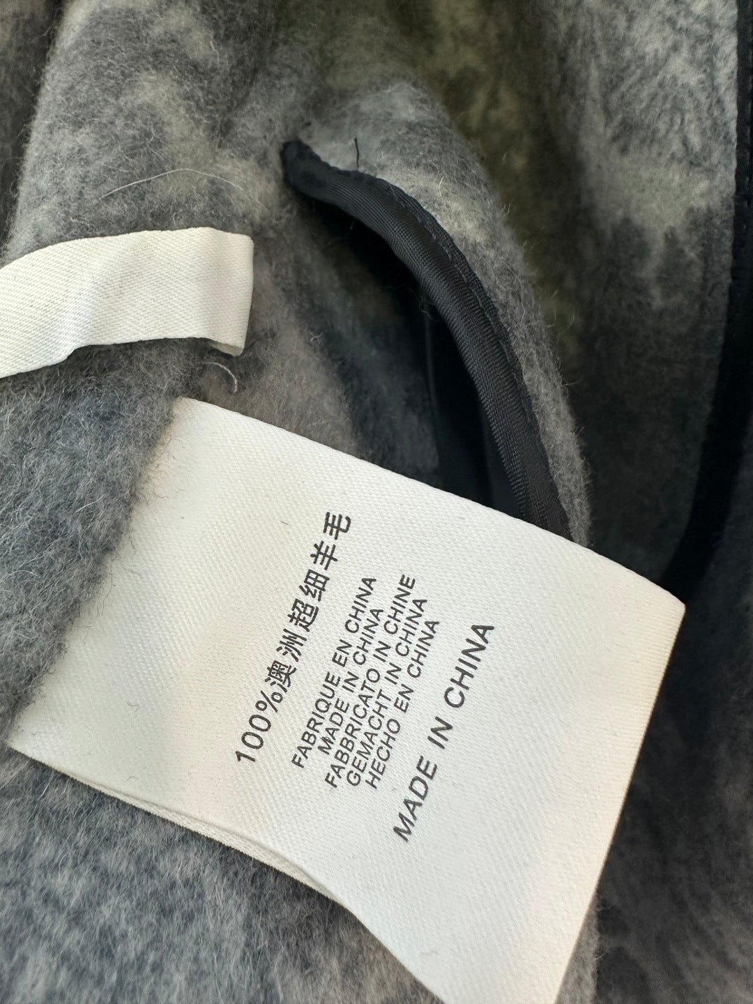 Di 25 Jungle print wool jacket(BROWN/NAVY)