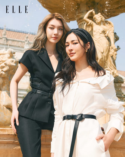 D 25 White short-sleeved suit