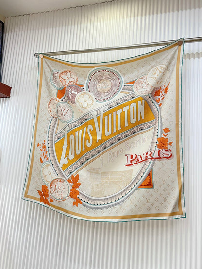 L 25 Silk Vintage Style Scarf