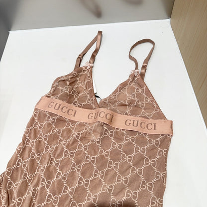 G 25 Bronze Camisole One-piece Swimsuit