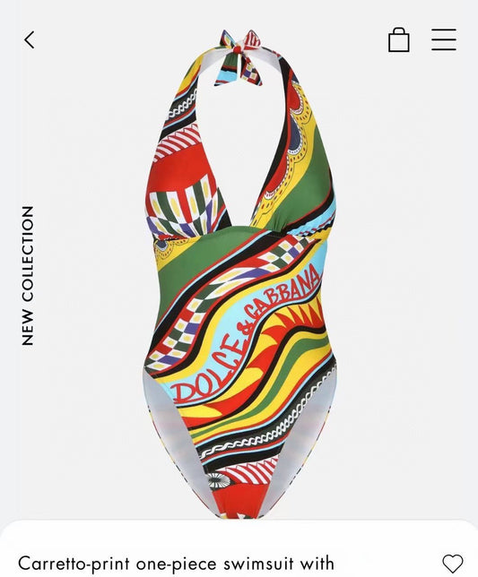 Do 25 New One-piece Swimsuit Letter Print