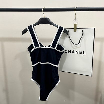C 25 Big Bow One-piece Swimsuit