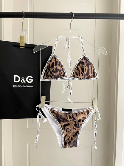 Do 25 Leopard Print Separate Swimsuit