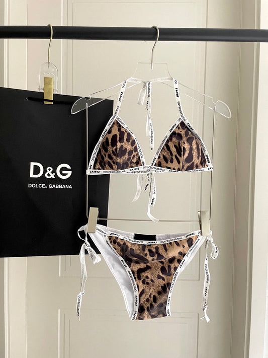 Do 25 Leopard Print Separate Swimsuit