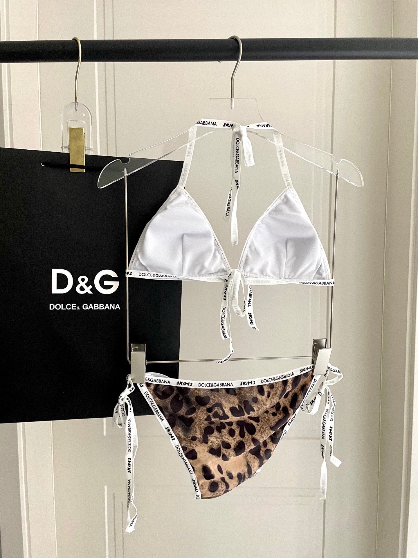 Do 25 Leopard Print Separate Swimsuit