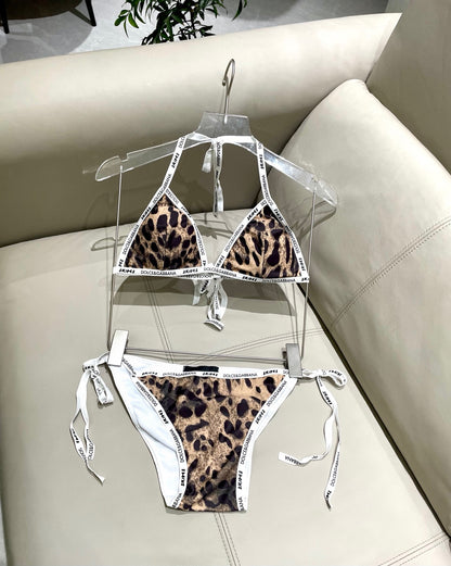 Do 25 Leopard Print Separate Swimsuit