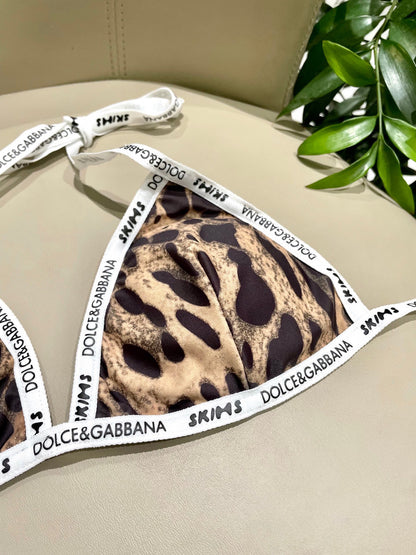 Do 25 Leopard Print Separate Swimsuit