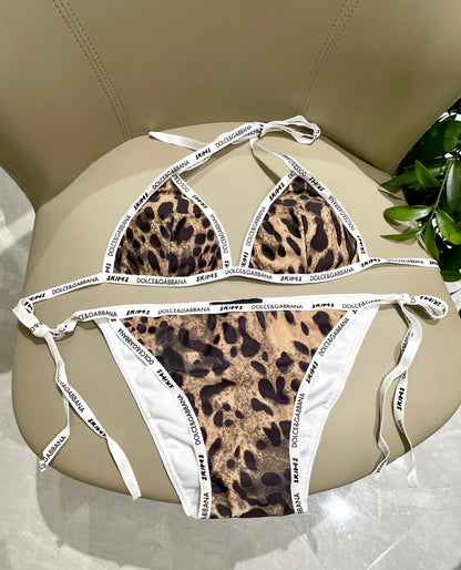 Do 25 Leopard Print Separate Swimsuit