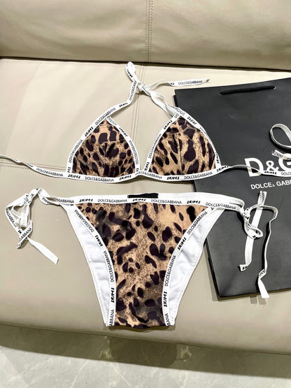 Do 25 Leopard Print Separate Swimsuit