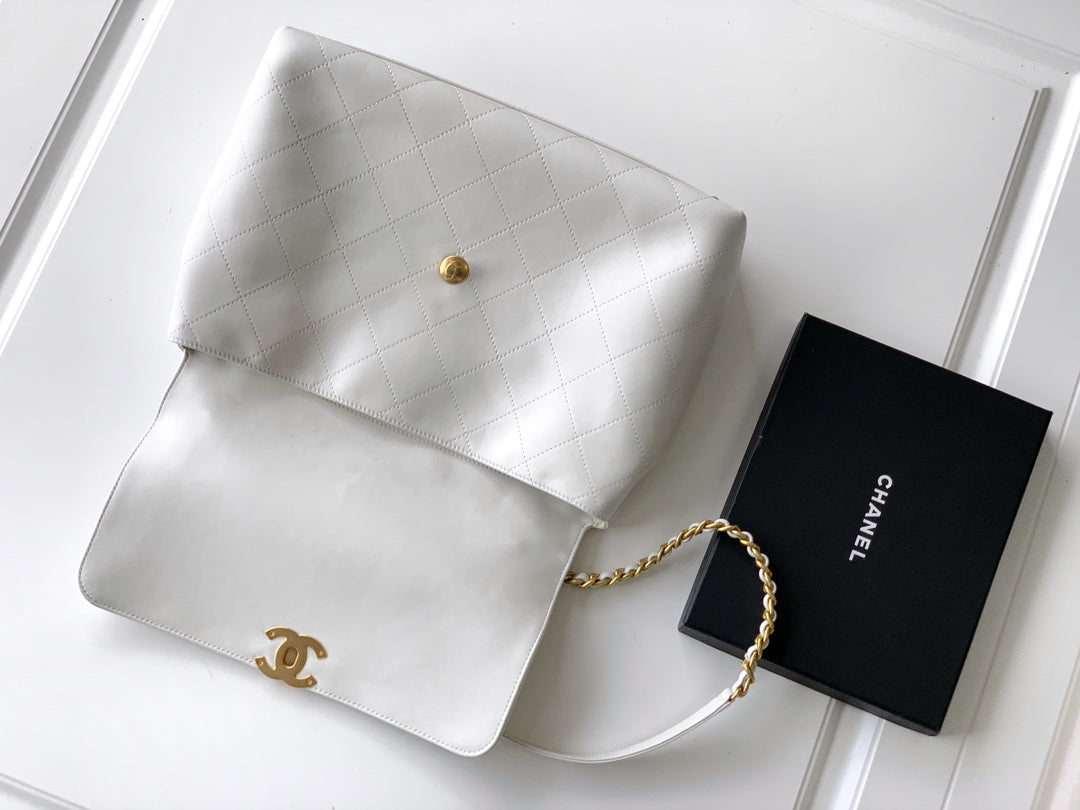 C 25S Platinum Briefcase Flap Bag