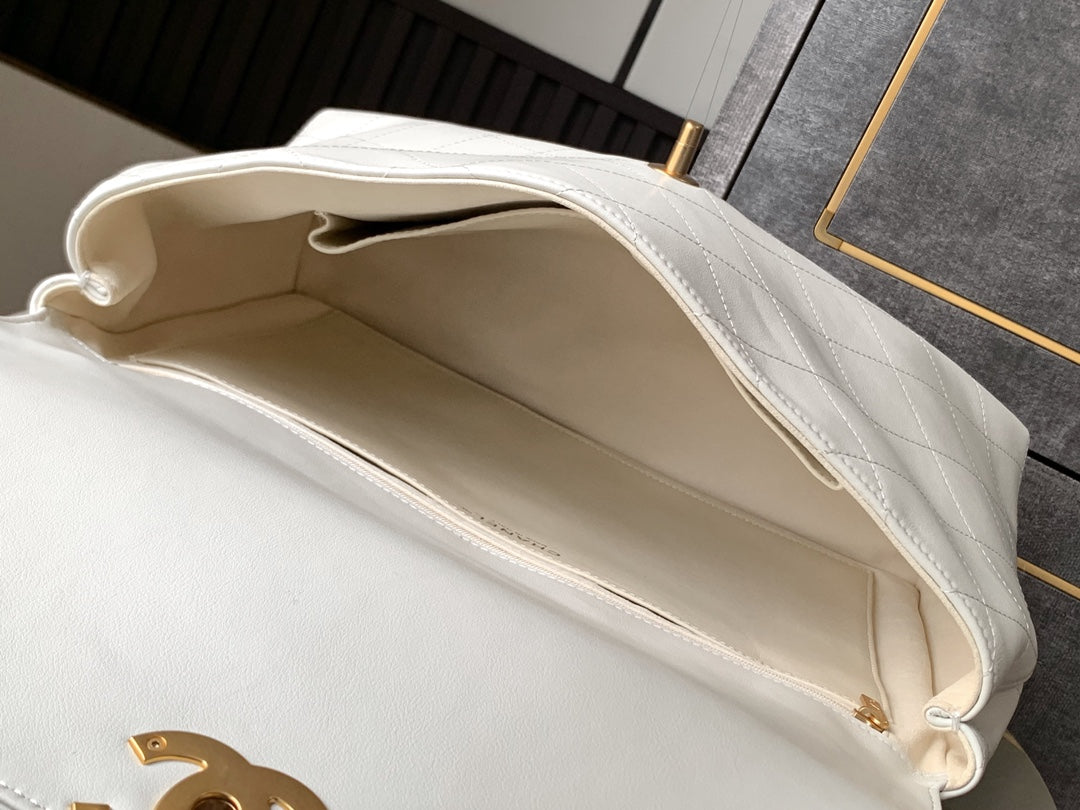 C 25S Platinum Briefcase Flap Bag