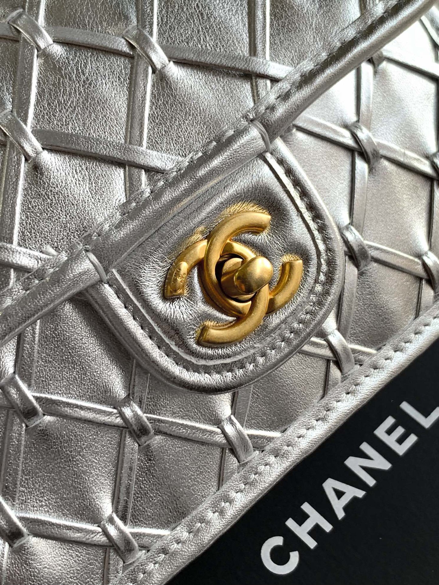 C 25 Early spring runway collection Silver bag