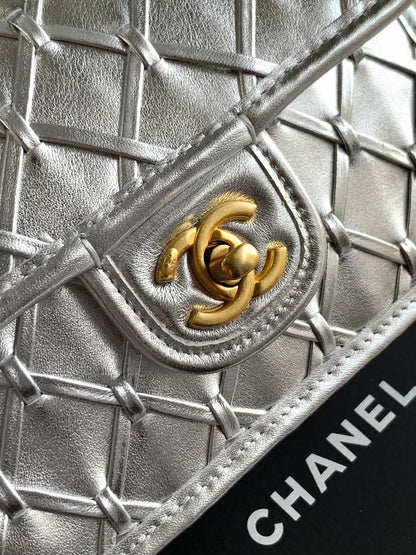 C 25 Early spring runway collection Silver bag