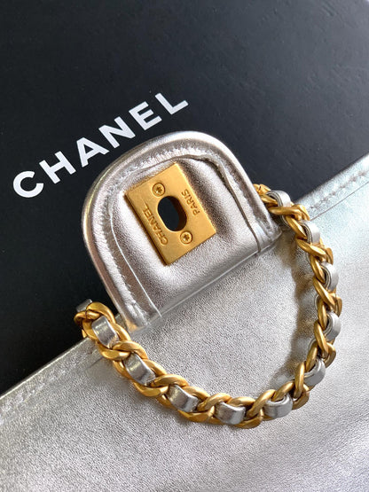 C 25 Early spring runway collection Silver bag