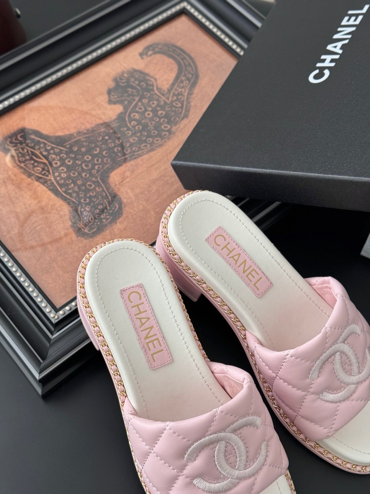 C 25 New Diamond Lattice Chain Slippers
