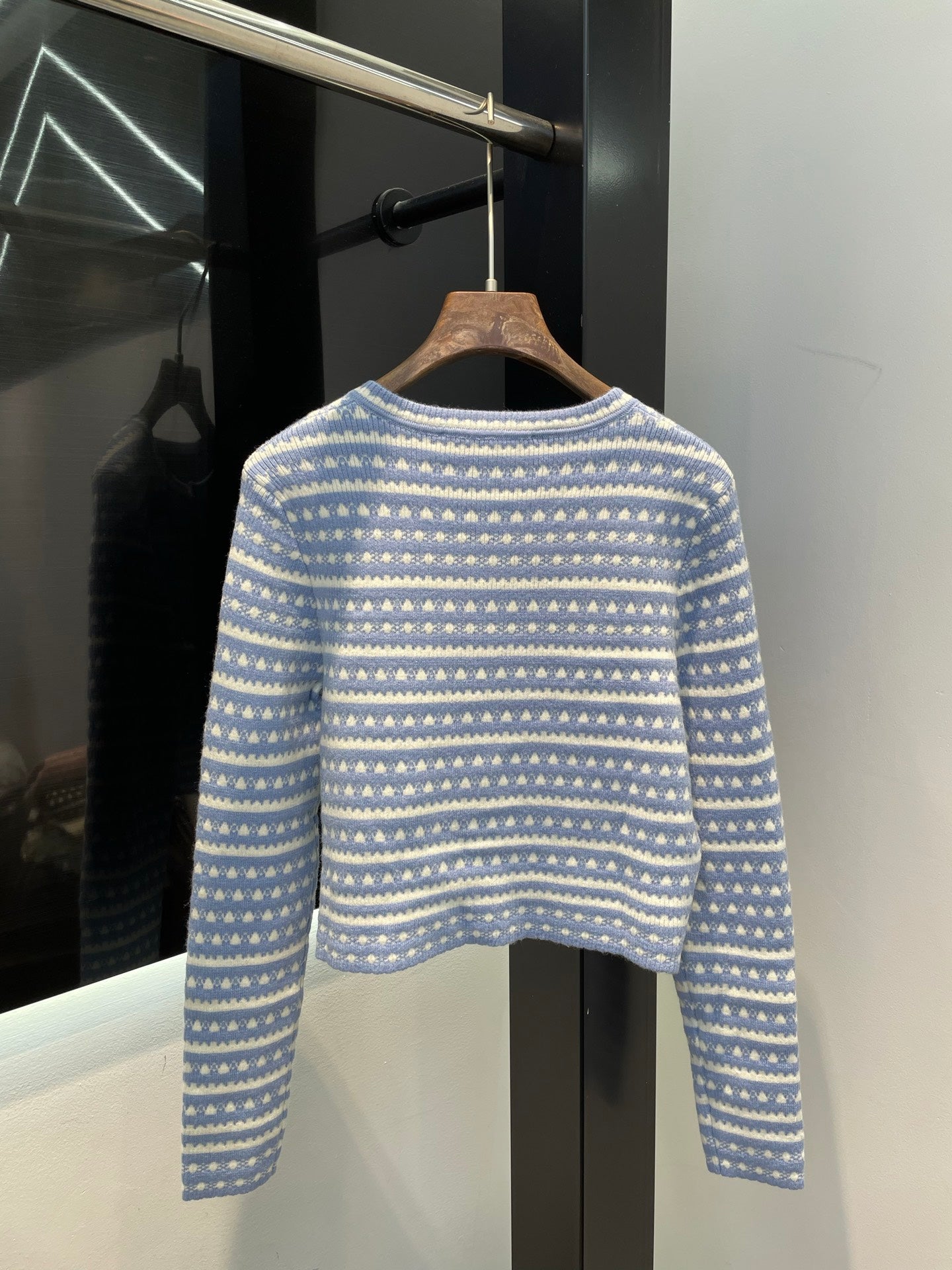 25 Spring and Summer New Round Neck Knitted Cardigan Top