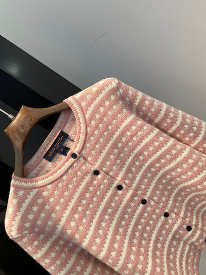 25 Spring and Summer New Round Neck Knitted Cardigan Top