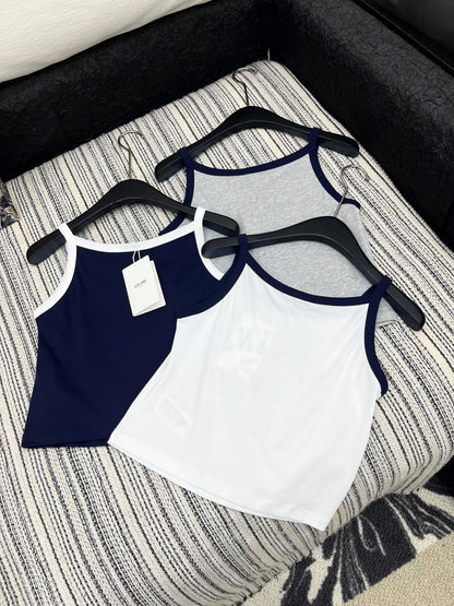 25 Summer New Printed Contrast Color Suspenders