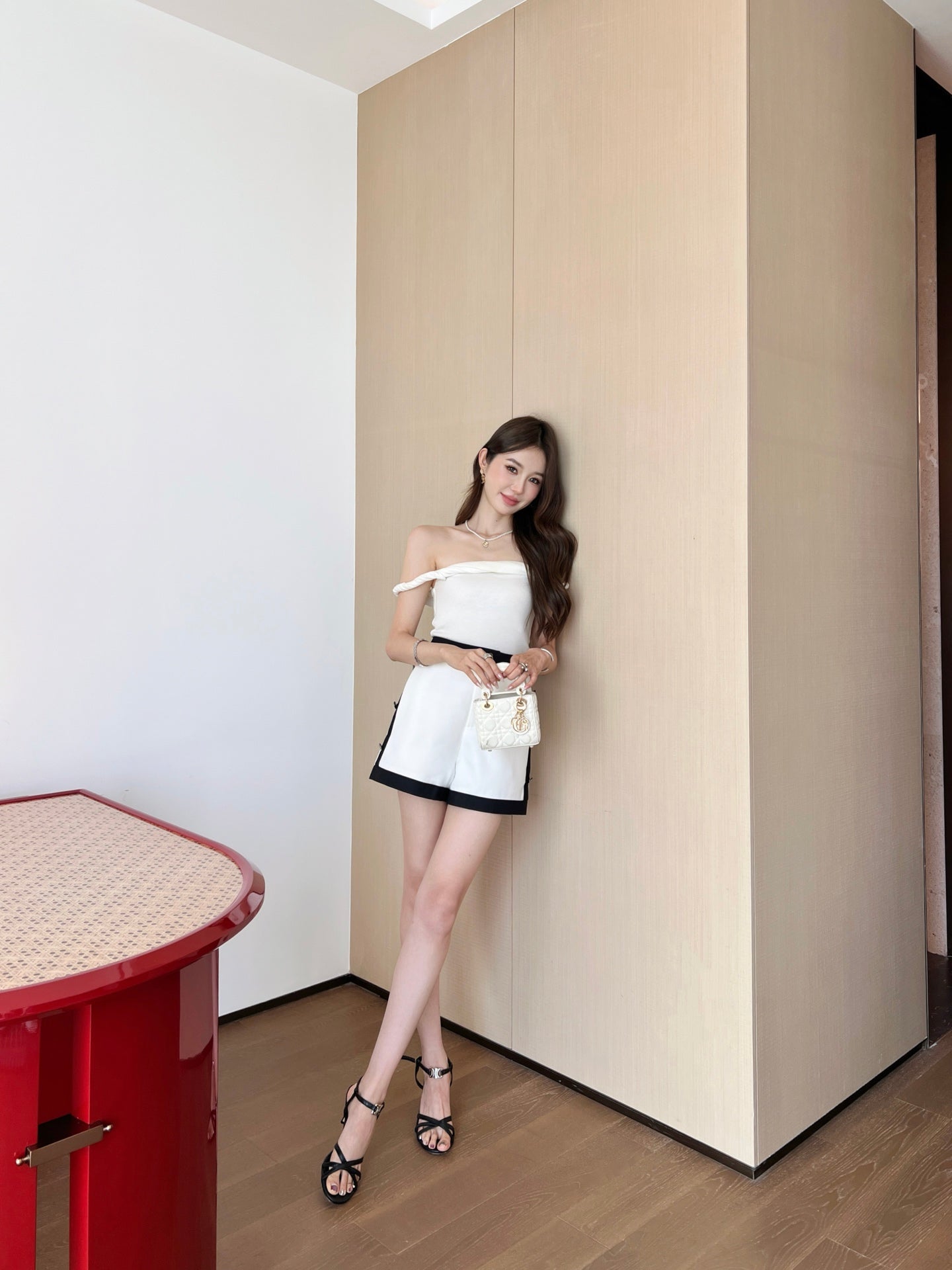 2025 Summer New Arrival Contrast Color Stitching Casual Shorts