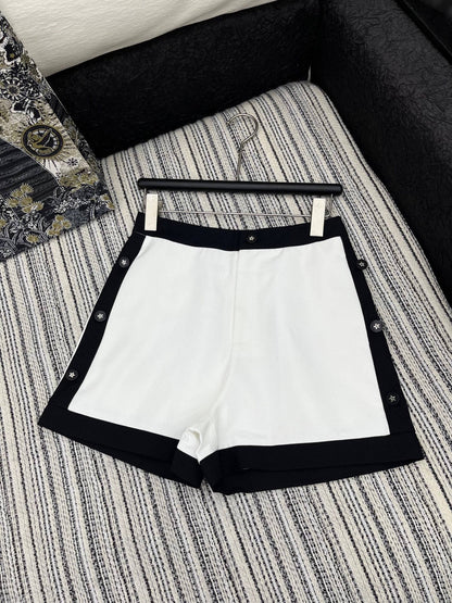 2025 Summer New Arrival Contrast Color Stitching Casual Shorts