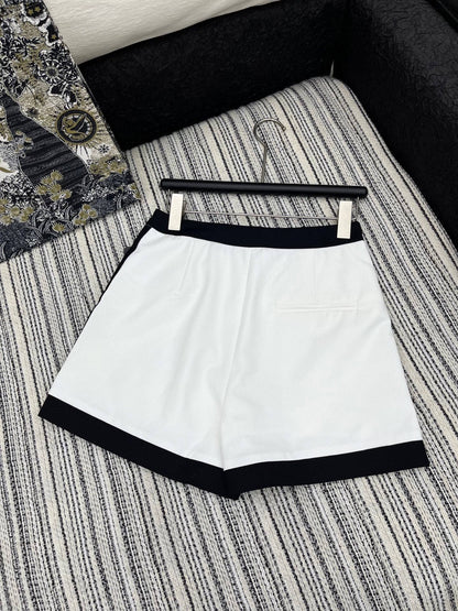 2025 Summer New Arrival Contrast Color Stitching Casual Shorts