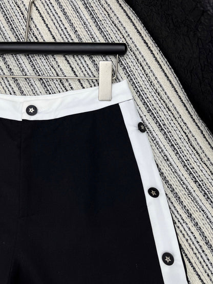 2025 Summer New Arrival Contrast Color Stitching Casual Shorts