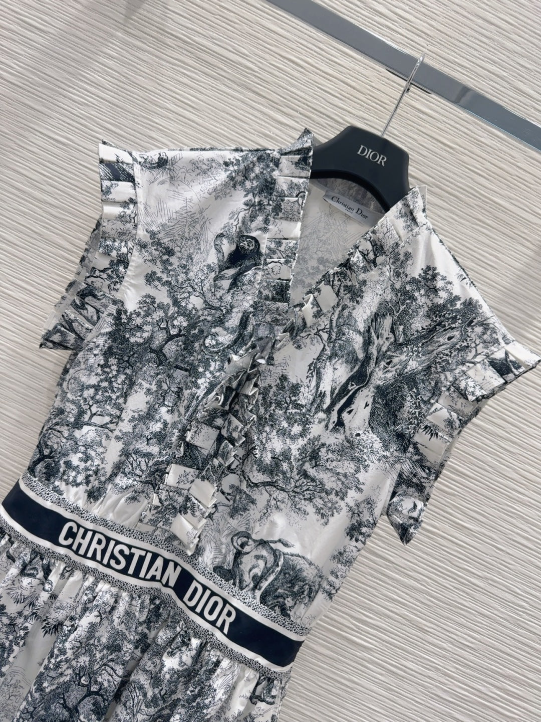 25SS New Summer Printed Vest Dress