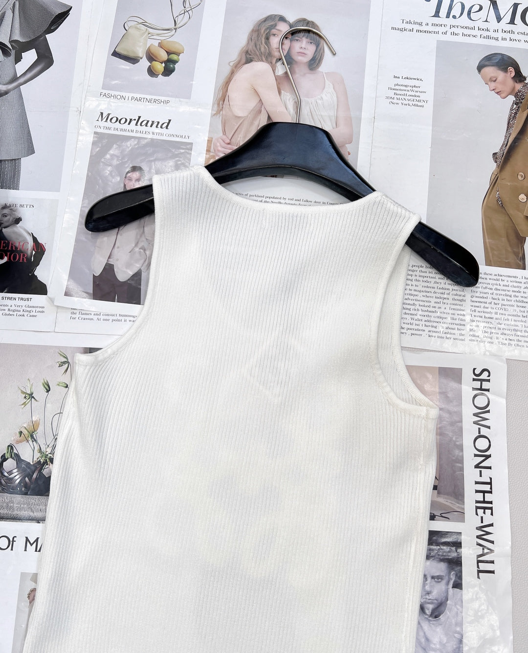 25 Summer new three-dimensional towel embroidered logo knitted vest