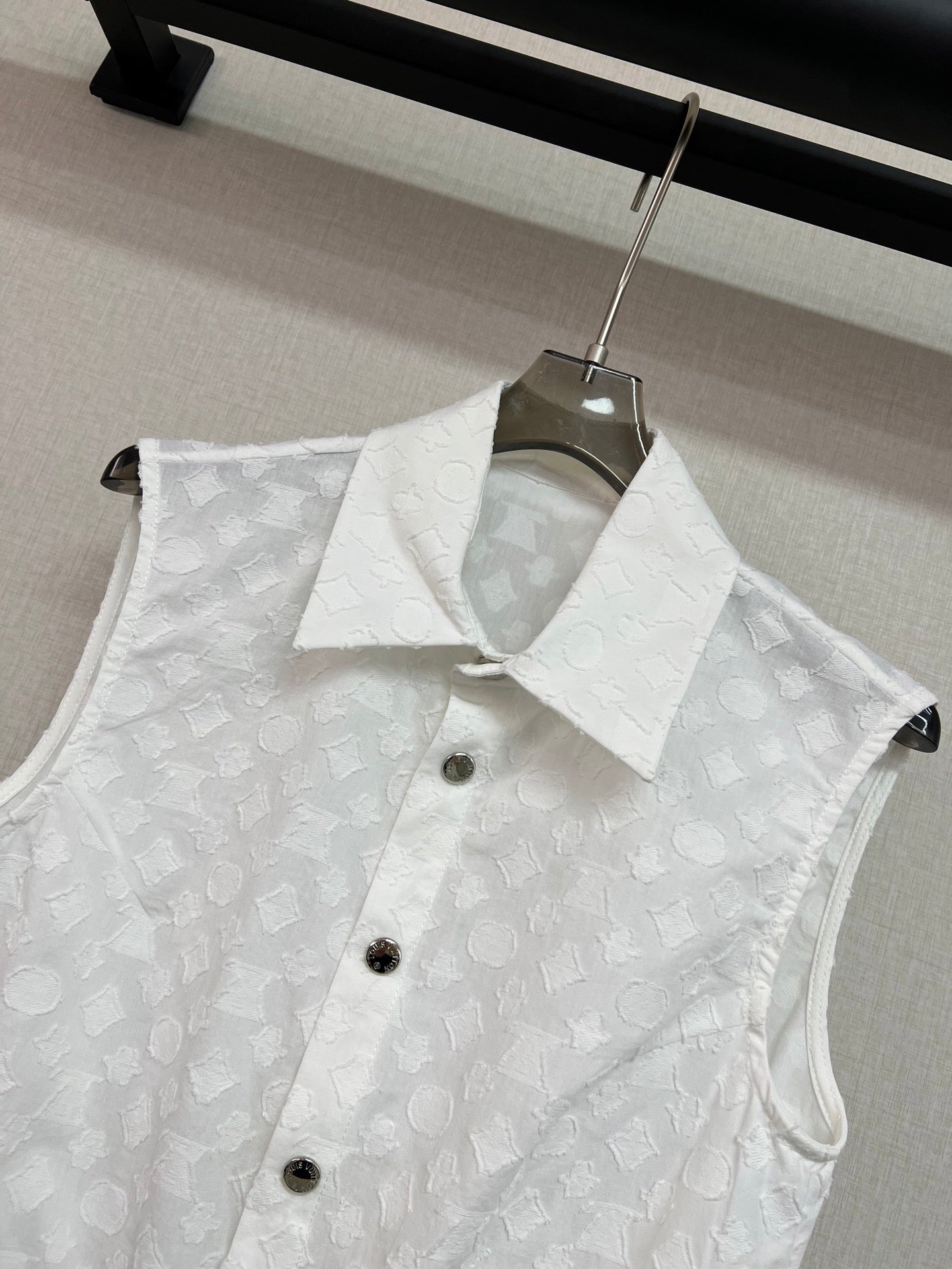 2025 Summer New Lapel Sleeveless Top + A-Sleeve Skirt Set
