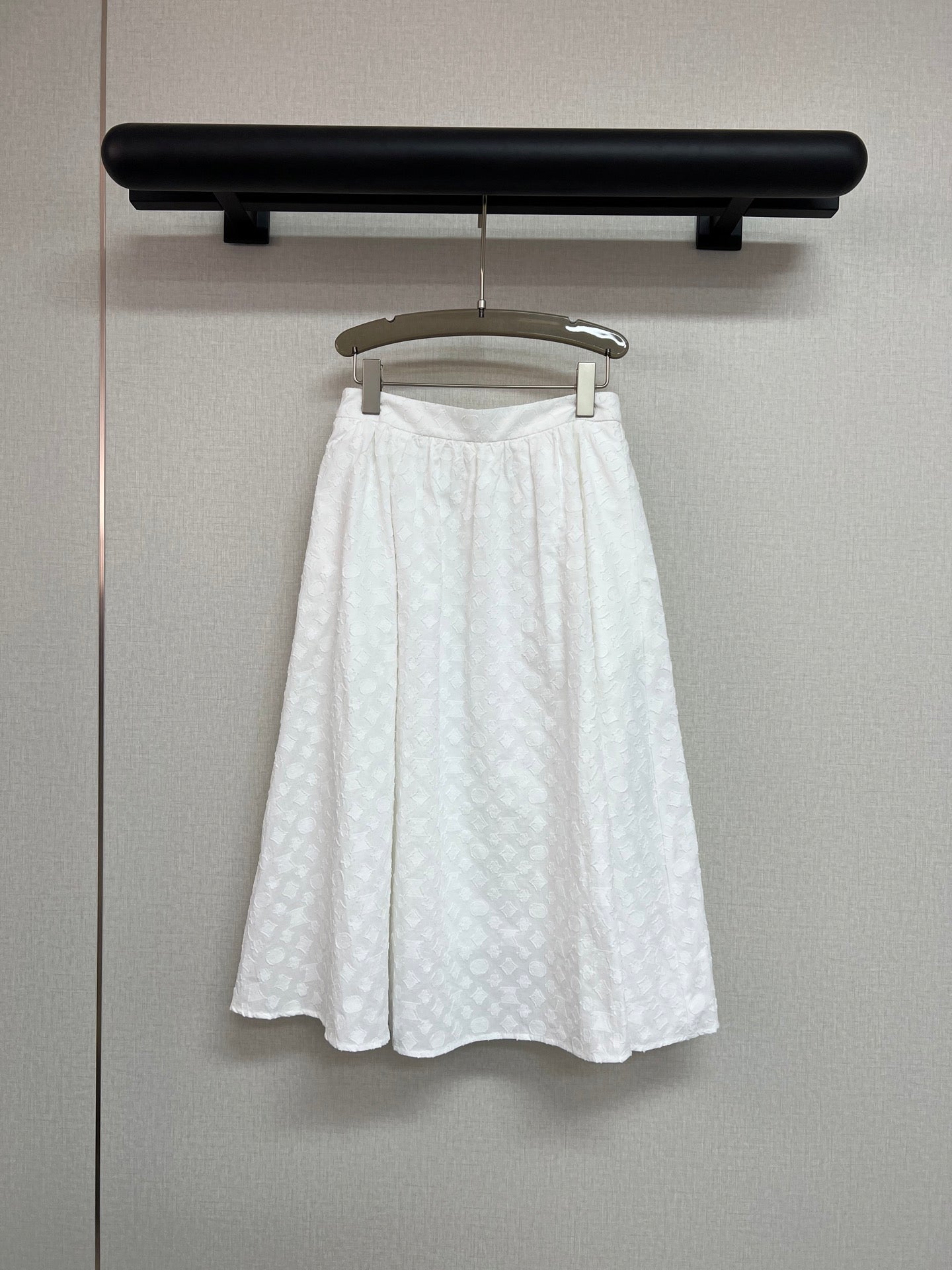 2025 Summer New Lapel Sleeveless Top + A-Sleeve Skirt Set