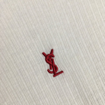 2025 New Simple Embroidery Red Letters Thin Perspective Cotton Vest